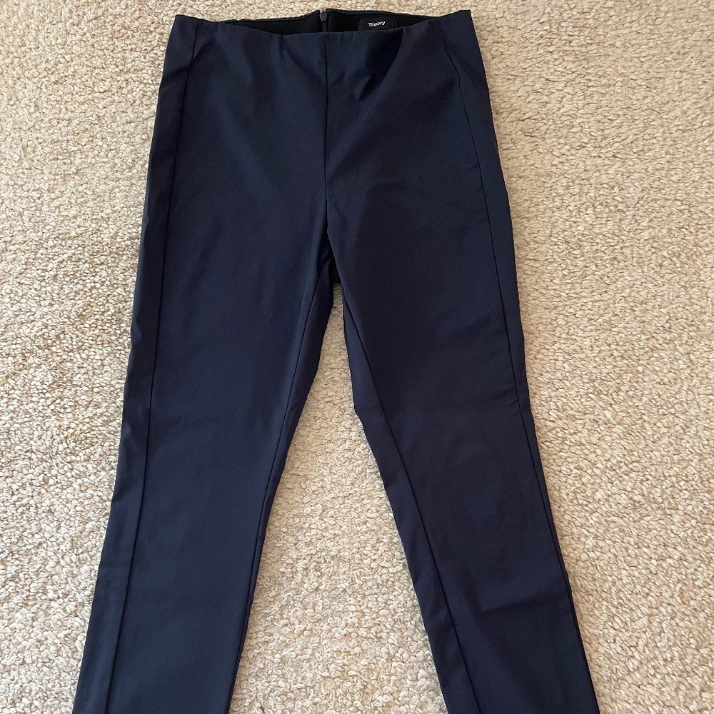 THEORY Navy Navalane Pants